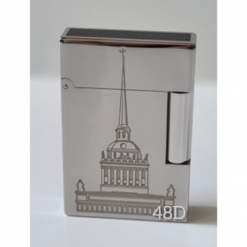 ST Dupont Ligne 2 Limited Edition Saint Petersburg Palladium and Lacquer Black 018004